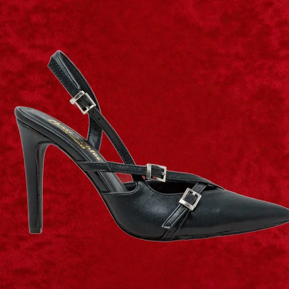 Chase and Chole Buckle Bands Slingback Pump 7.1/2 - Picture 5 of 5